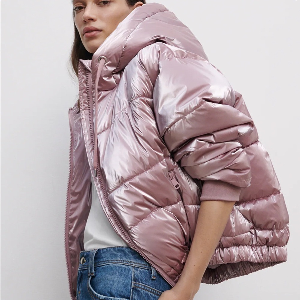 Zara Light Pink Puffer Jacket Sold out Completely